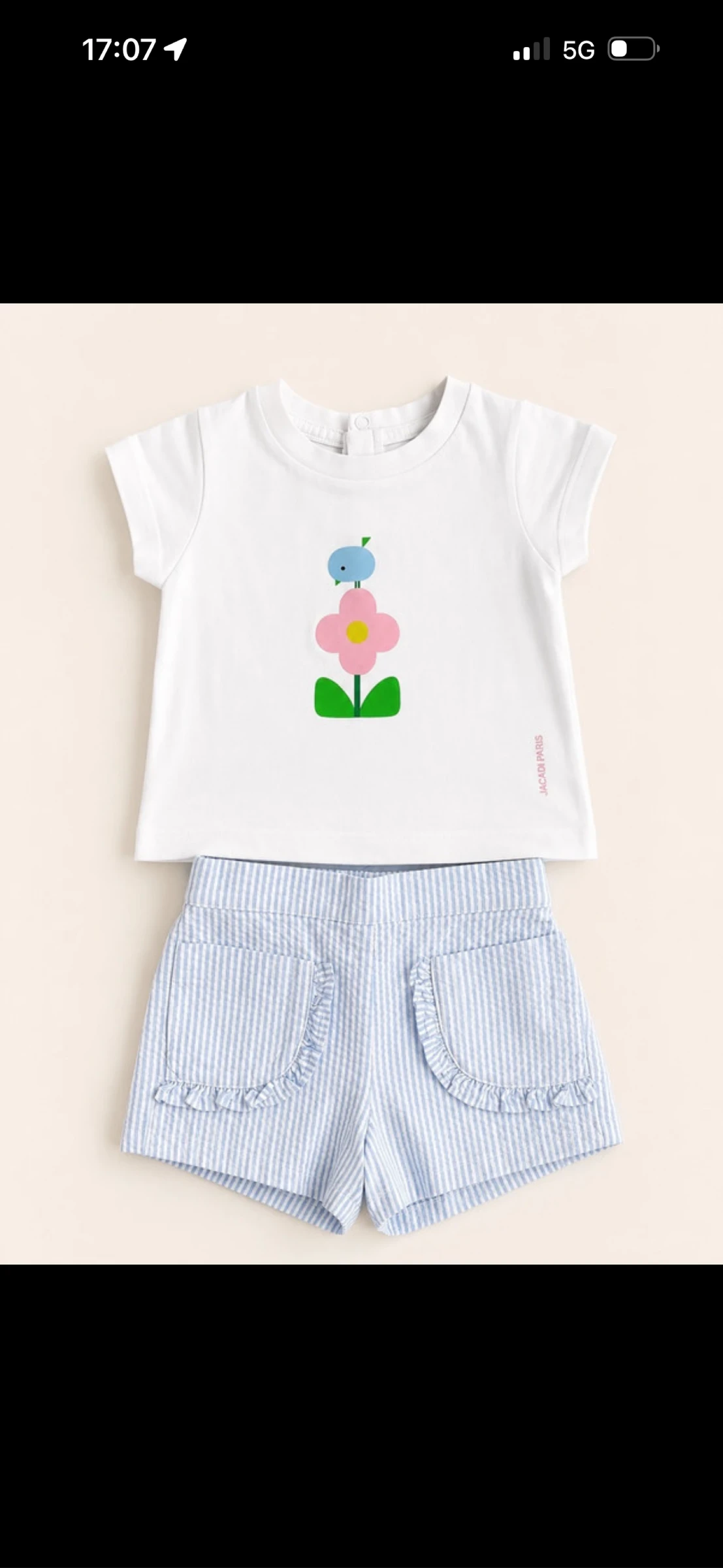 Ensemble Jacadi neuf bébé fille 